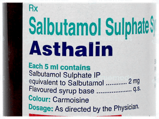 Asthalin Syrup 100Ml